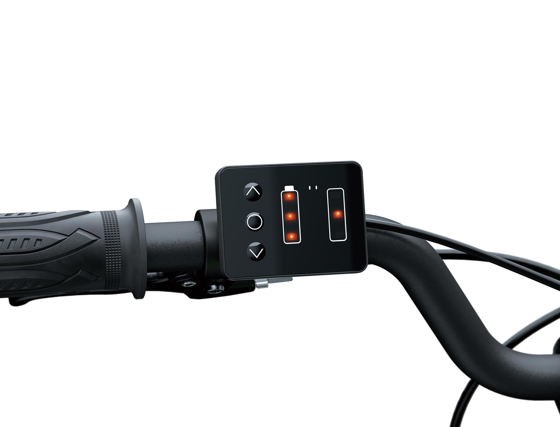 39 km/h Maxhastighet med tre valbara hastighetslägen