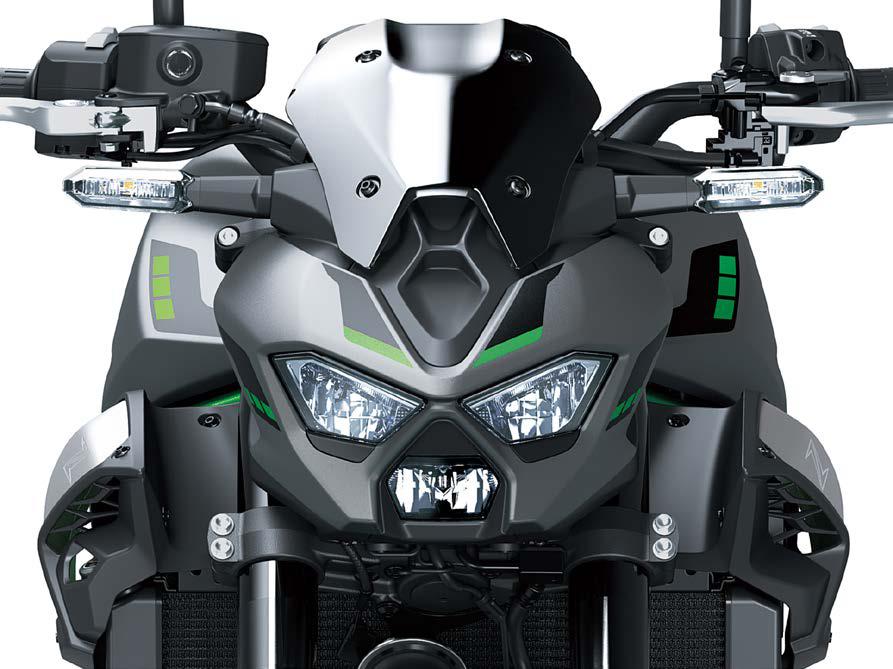 Kompakt LED huvudstrålkastare och skarp, kompakt front