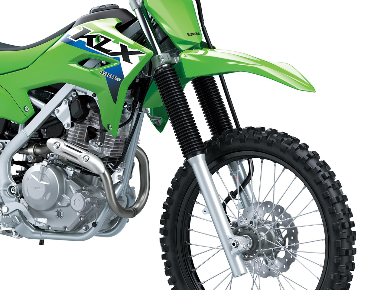 Fjädring med lång slaglängd och hjul i storlek 21”/18”