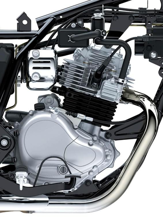 Luftkyld motor i vintagestil