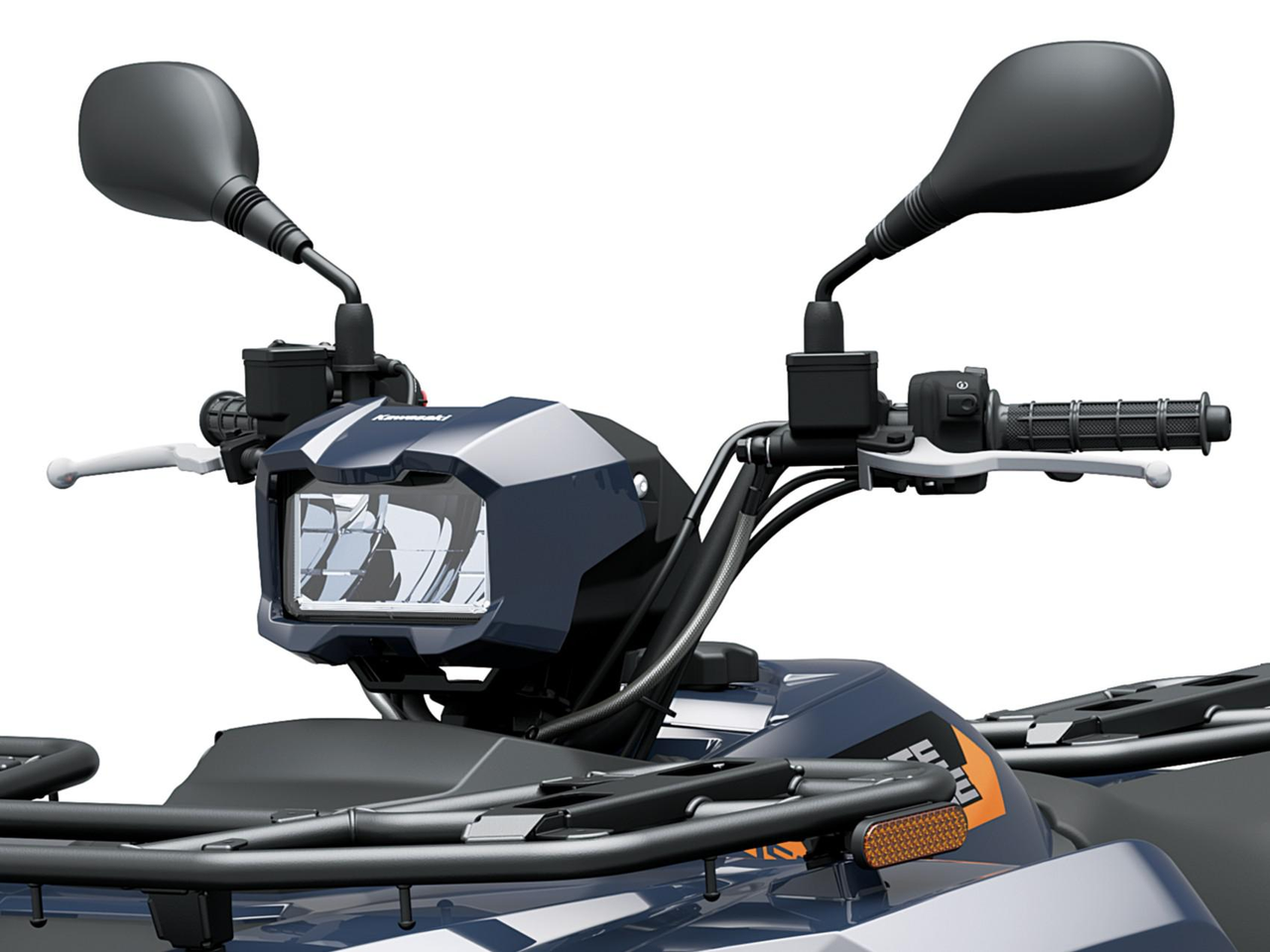 LED-lampa monterad på styret