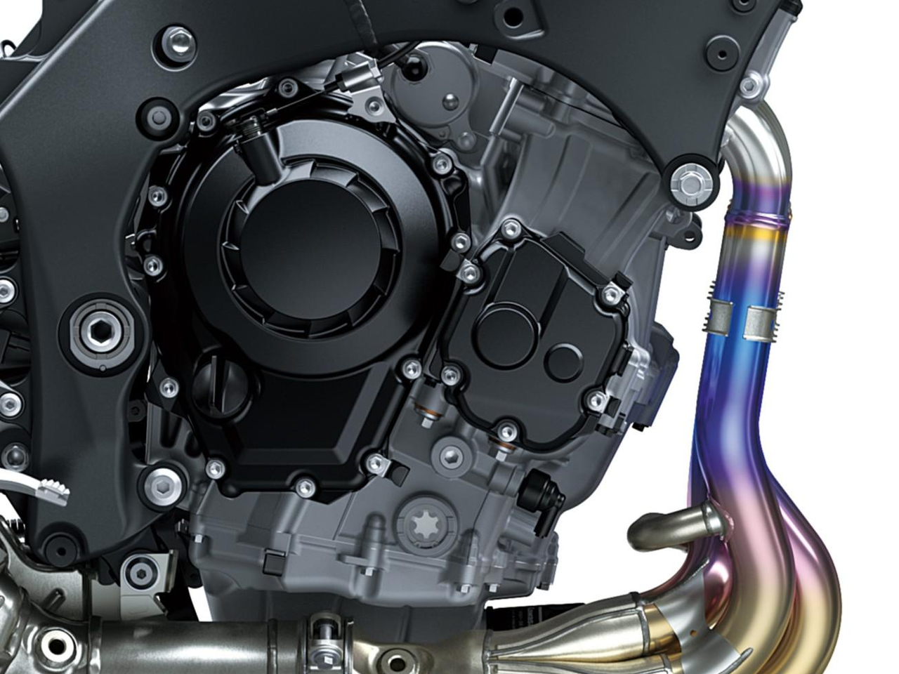 Kraftfull 998 cm³ 4-takts fyrcylindrig radfyra-motor