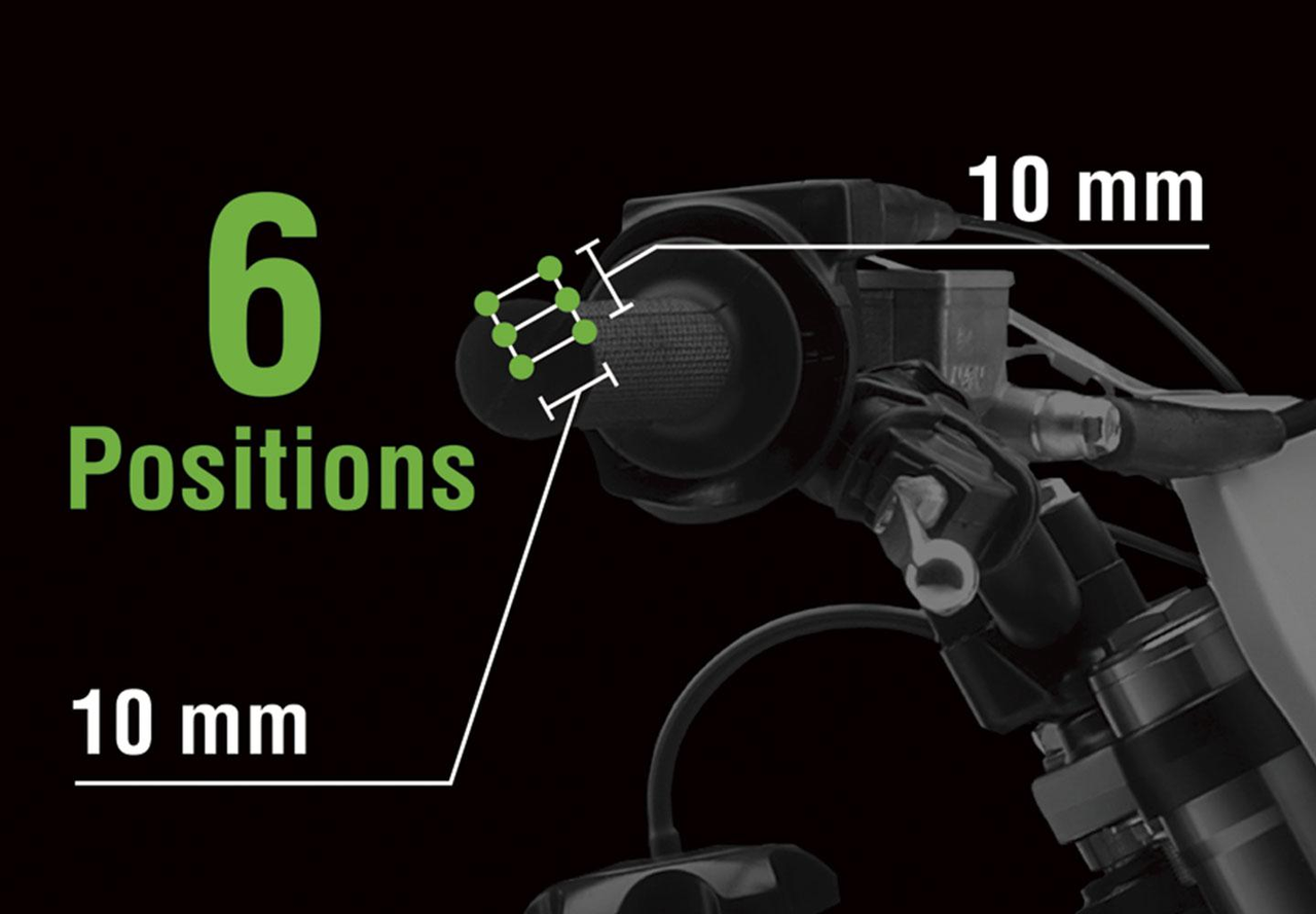 Styre med 6-positioner