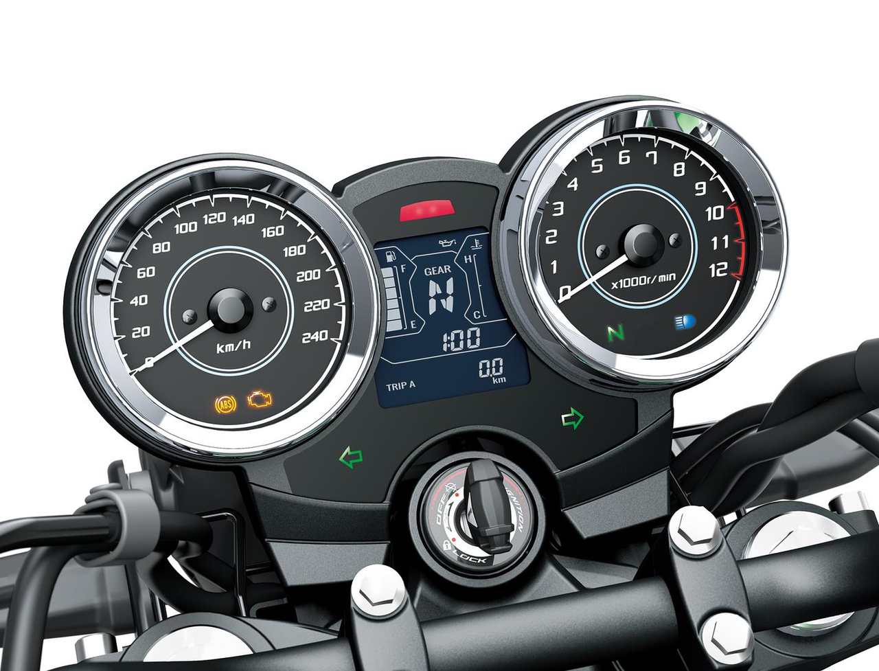 Dual-Dial instrumentering med multi-funktion LCD