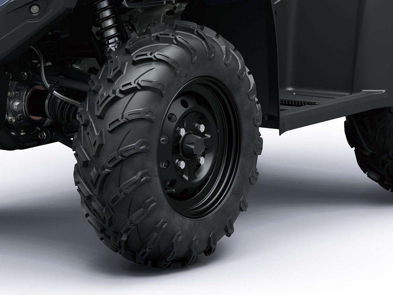 Däck med grepp och stötdämpning