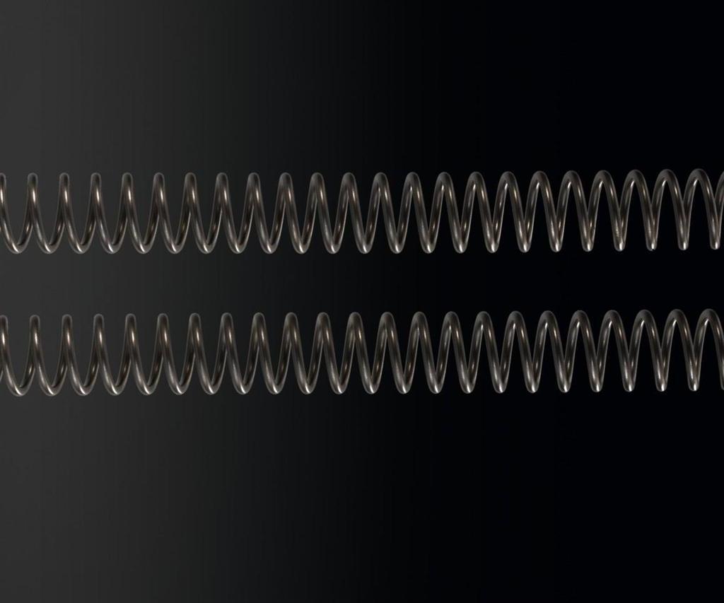 Framgaffelfjäder, K = 2,45 N/mm (KX65)