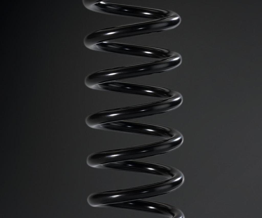 Bakre stötdämparfjäder, K=49 N/mm (KX85)